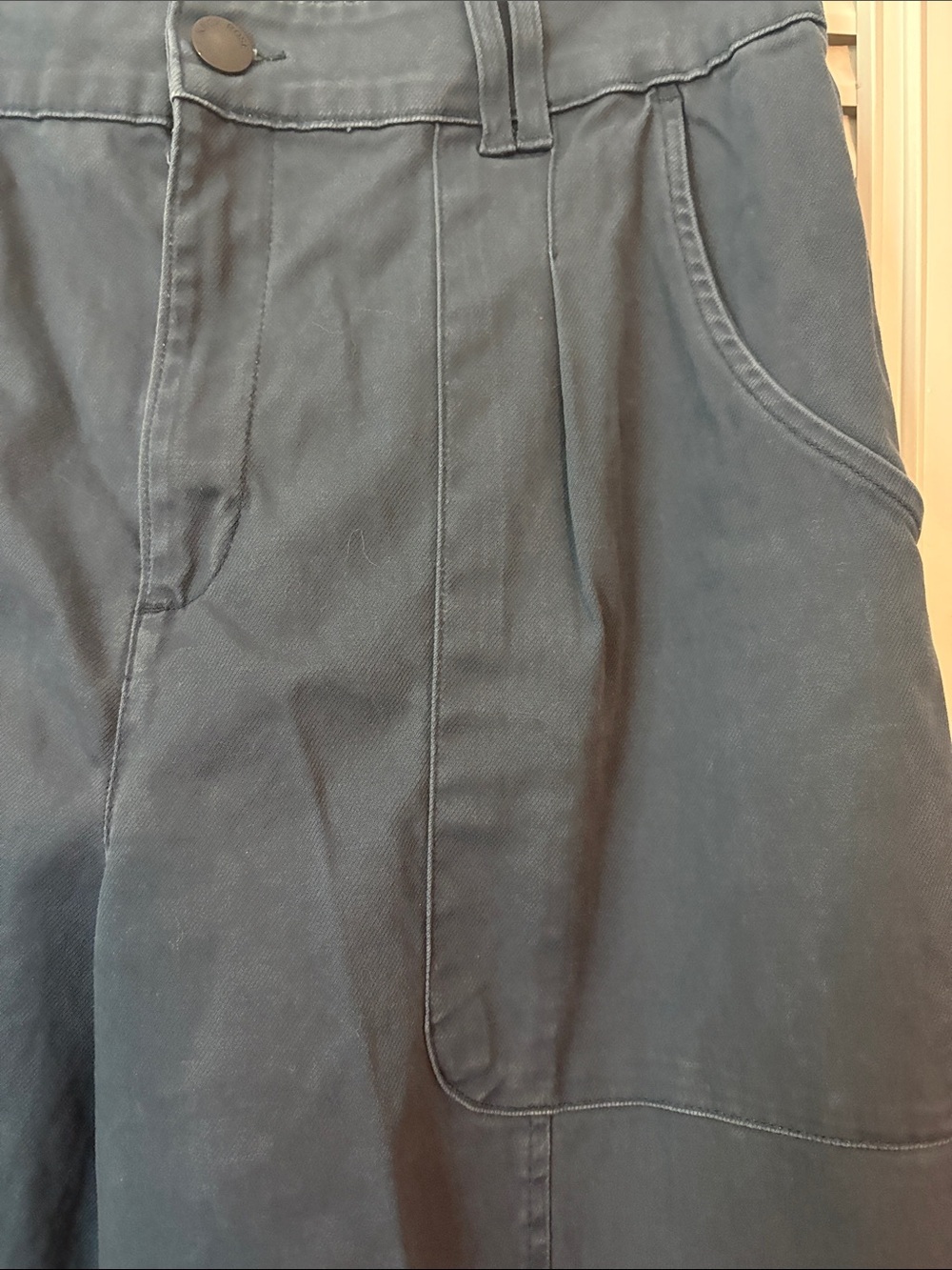 Knox Rose Navy Ankle Cargo Pants Size M - Picture 6 of 11